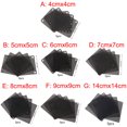 thumbnail image 2 of 5PCS PVC Fan Dust Filter PC Dustproof Case Cuttable Computer Mesh Cover 40mm 50mm 60mm 70mm 80mm 90mm 140mm Mesh Black C 6cmx6cm, 2 of 6