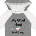 thumbnail image 4 of Inktastic My Great Aunt Loves Me Heart Boys or Girls Long Sleeve Baby Bodysuit, 4 of 5