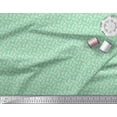 thumbnail image 3 of Soimoi Green Georgette Viscose Fabric Arrows Arrow Printed Fabric 1 Yard 42 Inch Wide, 3 of 3