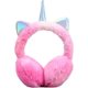 thumbnail image 1 of Orejeras para niñas, orejeras de unicornio, orejeras de piel sintética para invierno, orejeras con lindas orejas de lentejuelas para mujeres y niños, 1 of 4
