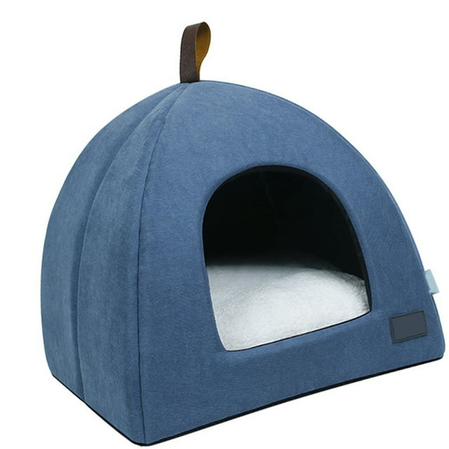 Cama de Campaña Cama Plegable Casa Transpirable Casa de Carpa de Mascota Cama Cama Para Perros Con Estera Gris, Talla S