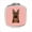 Pink, variant on Checkerboard Blue German Shepherd Compact Mirror- 2.75 x 3 x .3 In.