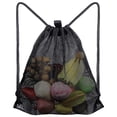 thumbnail image 3 of Greeniant Bolsa de malla con cordón, organizador de compras de pelota de deportes de viaje portátil, ciclismo, Camping, compras, de frutas Ropa Deportiva, Zapatos Greeniant OD022468-00, 3 of 6