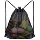 thumbnail image 3 of Eigraketly Bolsa de malla con cordón, organizador de compras de pelota de deportes de viaje portátil, ciclismo, Camping, compras, de Ropa Deportiva, Zapatos, 3 of 6