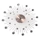 thumbnail image 2 of Reloj de pared grande de oro rosa con diseño de cielo estrellado, silencioso, de alta precisión y amplia aplicabilidad. Requiere batería AA., 2 of 14