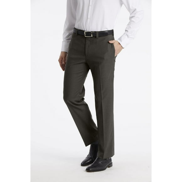 Calvin Klein Men's Modern Fit Performance Flat Front Dress Pant