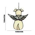 thumbnail image 3 of Kraoden Angel Cats Memorial Gift, Colorful Hanging Ornament for Cat Lovers, Pet Memorial Decoration, Stained Glass Suncatcher, Elegant Tribute for Lost Cats, 3 of 6
