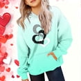 thumbnail image 3 of Bixock Toddler Girls Hoodie Sweatshirts Graphic Long Sleeve Pullover Tops with Front Pockets Kids Crew Neck Casual Tops Warm Soft Outdoor Sport Daily Wear Fall Girls Clothings 4-14 Years, 3 of 5
