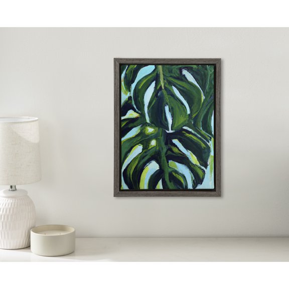 Kate and Laurel Sylvie Blank Framed Canvas Wall Art, 10x13 Gray, Modern Empty Canvas for Paint-Your-Own Art, Ready to Paint Premium Canvas Already Framed