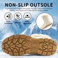 thumbnail image 4 of Ecetana Snow Boots for Women Faux Fur Cozy Warm Winter Boots Waterproof Outdoor Shoes for Walking Hiking, 4 of 7