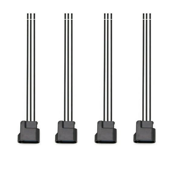 4X Ignition Coils Plug Connector Harness with Wire for Honda Civic CRV Acura RSX