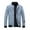 Light blue, variant on Leesechin Men's Sports Jacket Windbreaker Stand Collar Spring and Autumn Big and Tall Top Black 3XL