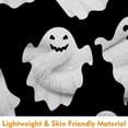 thumbnail image 5 of Dmlowu Halloween Throw Blanket, Fluffier Soft Ghost Throw Blanket, Warm Fleece Blanket, 39x59 inch Fall Throw Blanket for Holiday Party Halloween Decorations Outdoor & Indoor, Black, 5 of 8