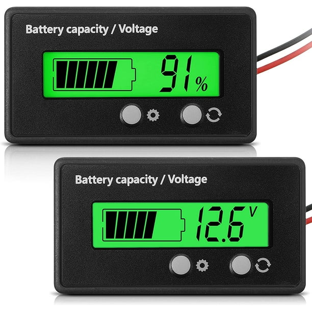 Lithium Battery Meter for 12V 24V 36V 48V, 72V and 84V