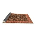 thumbnail image 2 of Ahgly Company Indoor Round Oriental Orange Industrial Area Rugs, 6' Round, 2 of 4