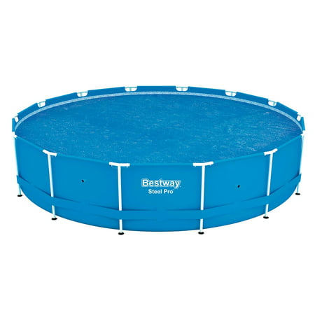 Bestway 58252E 14ft Round Above Ground Swimming Pool Solar Heat Cover (Best Way To Make A Solar Oven)