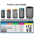 thumbnail image 4 of TINKER Outdoor Ultralight Camping Mesh Bag, Sports Drawstring Ditty Sacks Storage Bag, Backpacking Hiking Travel Tools Compression Bag, (S&M&L&XL&XXL), 4 of 14