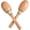 GREEN, variant on Professional Maracas, Wooden Rumba Shaker Rattle Latin Percussion Musical Instrument with Clear Sound for Adults Kids, Set of 2