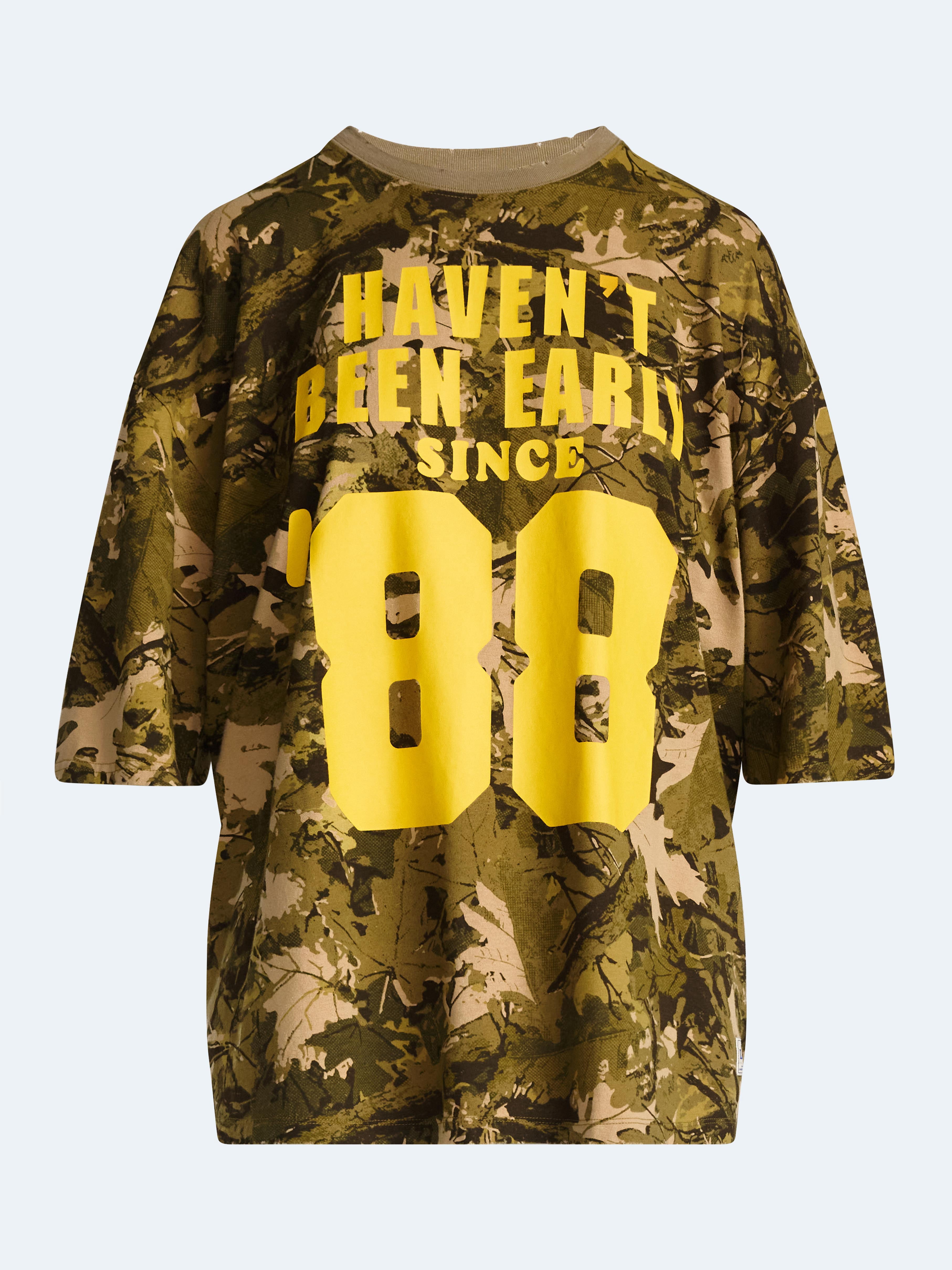 Kacey Lee Women's Haven't Been Boxy Camo Tee, Sizes XS-XXL