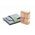 thumbnail image 2 of 8 Piece Tegu Pocket Pouch Magnetic Wooden Block Set, Natural, 2 of 4