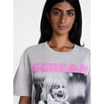 thumbnail image 4 of Scream Women's Halloween Graphic Tee with Short Sleeves, Sizes XXS-XXL, 4 of 5