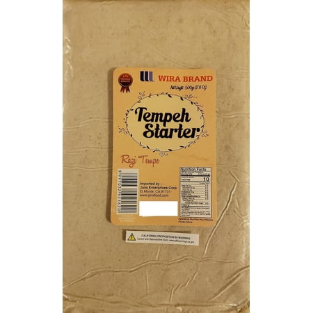 Ragi Tempeh (Tempeh Starter) - 17.6oz (Pack of 1), 1.1 Pound (Pack of 1)