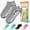 1pairs Grey, variant on Silicone Moisturizing Socks for Women Large- 1Pairs Foot Moisturizer Socks for Dry Cracked Feet- Cyan Aloe Spa Moisture Hydrating Foot Care Socks (L Up to Size 12)
