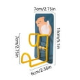thumbnail image 2 of Washbasin Rack Cartoon Bathroom Rack Toilet Strong Sticky Hook Wall Mounted Washbasin Hook, 2 of 7