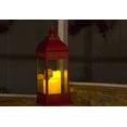 thumbnail image 5 of Smart Solar - San Nicola Triple LED Candle Lantern-Red, 5 of 7