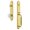 Lifetime Brass, variant on Grandeur Arccgrhyd_Esetd_Na Arc Solid Brass Rose Dummy Full Plate "C" Grip Handleset -