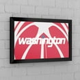 thumbnail image 4 of Washington Wizards Fade Ready-To-Hang Black Framed Wall Mirror, 4 of 4