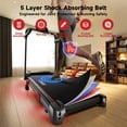 thumbnail image 3 of RHYTHM FUN Walking Pad with Incline for Home, Foldable Treadmill with Adjustable Handle, 300 lbs Capacity, LED Display, No Installation, 3 of 7