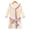 Purple, variant on WOLLED Kids Hooded Fleece Solid Robe with Cute Cartoon Ears Premium Soft Bath Robe Checkered Binding Bathrobe for Toddlers 5-12 Years Old