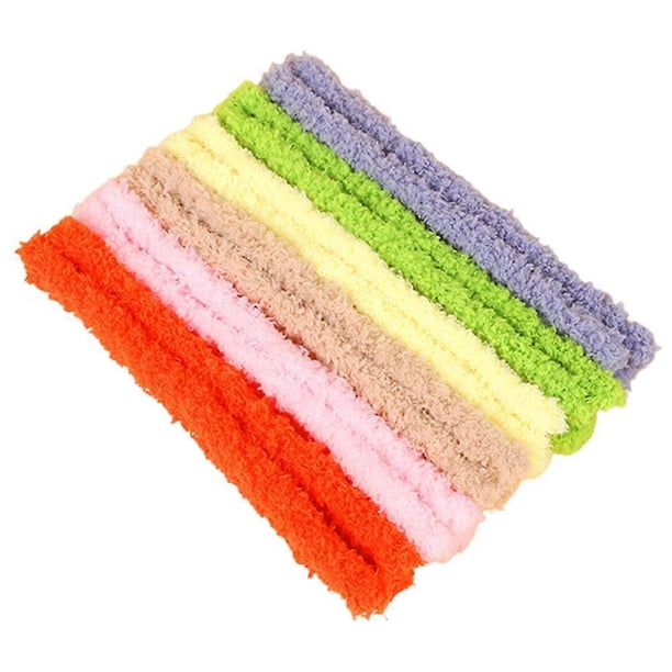6pcs DIY Twisted Sticks Material Chenille Stems Twisting Fluffy DIY Sticks for DIY Lover