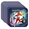 thumbnail image 3 of Power Rangers Birthday Party Supplies Bundle includes 16 Lunch Paper Plates and 1 Dinosaur Sticker Sheet, 3 of 3