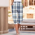 thumbnail image 1 of Sweatpants Capris For Women Print Pants Bottom Drawstring Joggers Womens Business Casual Pants with Pockets Women Pants Casual Cargo Womens Patchwork Casual Pants High Waist plus Size Women Pants, 1 of 4