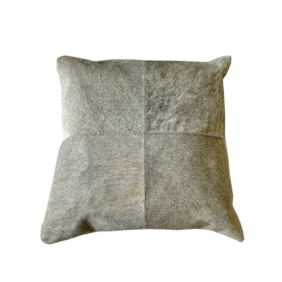 Grace Throw Pillow, Grey (18"x18"x4")