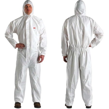 3M Disposable Protective Coverall, White, Medium (Unisex)