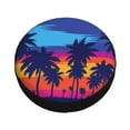 thumbnail image 3 of Balery Beach With Palm Treestire Cover Waterproof Dust-Proof, Universal Spare Wheel Tire Cover For Trailer, Rv, Suv Truck And Vehicle Camper Accessories-15 Inch, 3 of 9