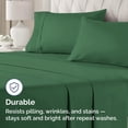 thumbnail image 5 of CGK Linens Ultra Soft & Comfy Pillowcases Set of 2 - King Size Hotel Quality Breathable 2-Piece Pillow Covers, Emerald Green, 5 of 7