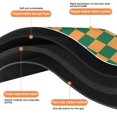 thumbnail image 5 of 20x32in Long Bathroom Mat | Non-Slip, Water Absorbent | Checkered Rug Runner | Soft Microfiber, Perfect Large Bath Mat, 5 of 5