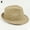 Brown, variant on SPRING PARK Unisex Men Women's Vintage Solid Color Summer Beach Cap Sun Screen Linen Fedoras Outdoor Travel Dance Jazz Hats