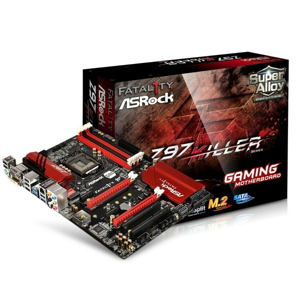 Asrock Fatal1ty Z97 Killer Lga 1150 Intel Z97 Atx Motherboard Ddr3 Walmart Com Walmart Com