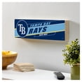 thumbnail image 3 of Tampa Bay Rays 5" x 18" Shadow Logo Wood Mantle Sign, 3 of 4