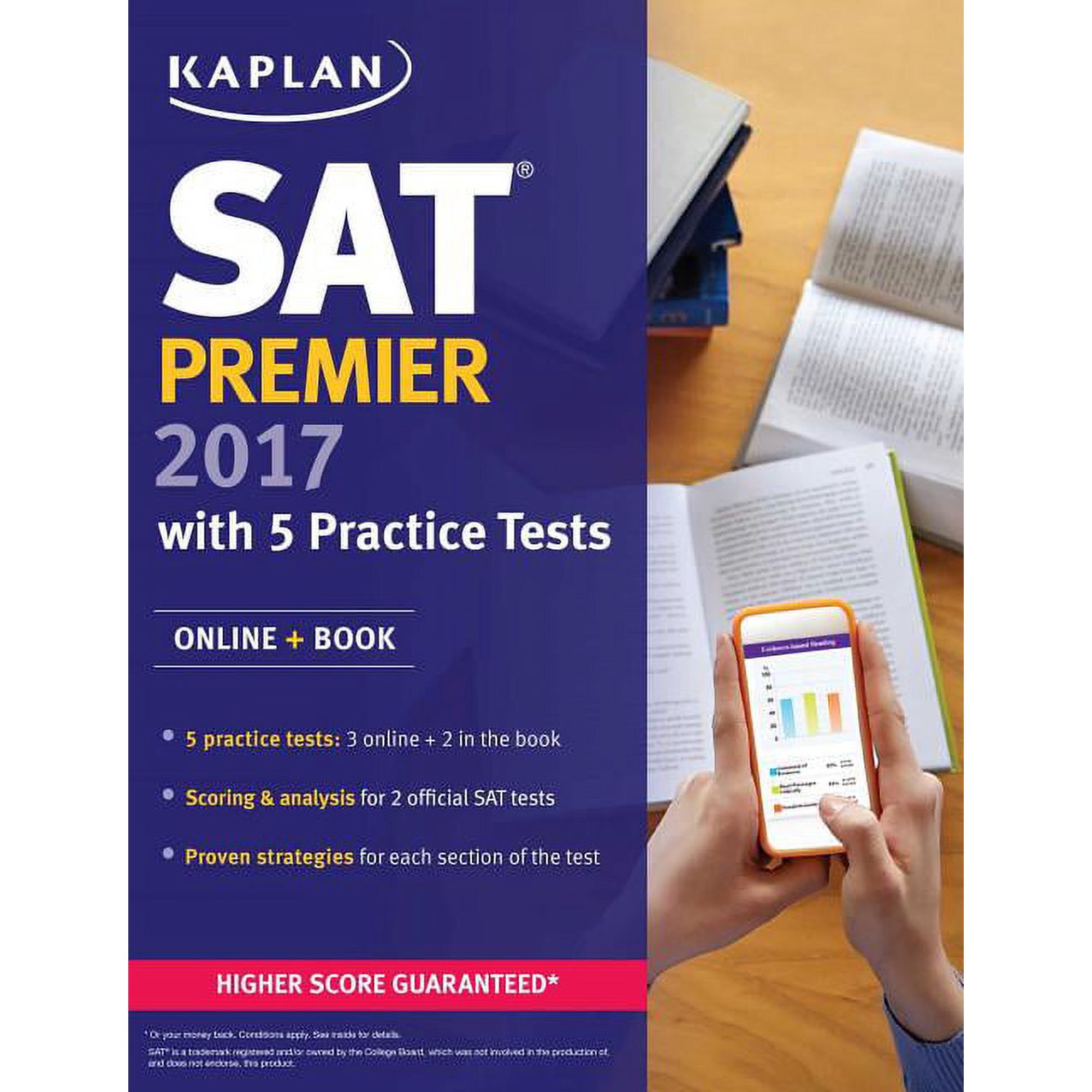 Kaplan Test Prep: SAT Premier 2017 with 5 Practice Tests : Online + Book (Paperback)