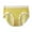 Yellow, variant on VONCOS Womens Cotton Briefs 5-Pack, Mid Rise Breathable Underwear with Soft Waistband, Beige,Size M