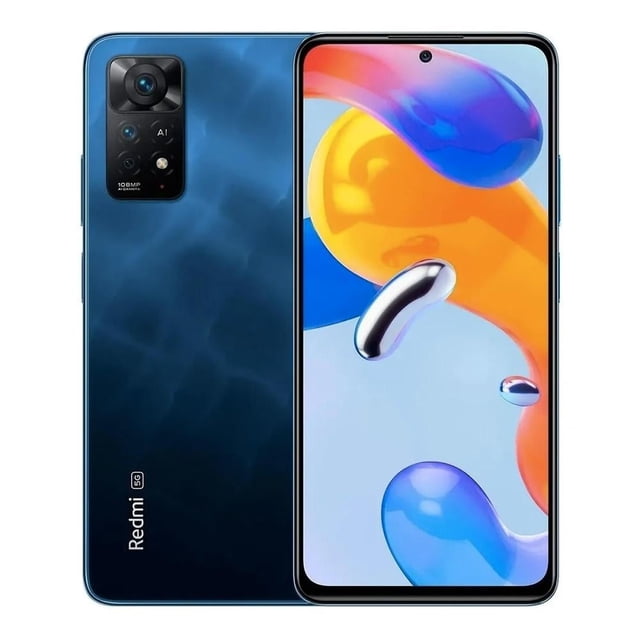 Smartphone Xiaomi Redmi Note 11 Pro 5G 6GB RAM 128GB ROM Azul Atlántico Desbloqueado