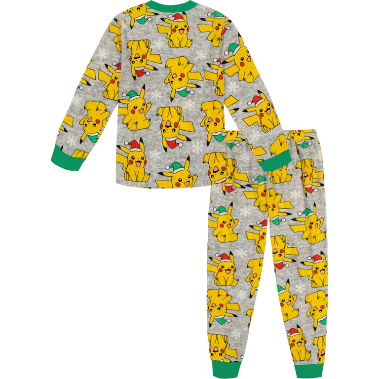 Pokemon Boys Christmas Pajama Set 2 Piece Sizes 4 16 Walmart