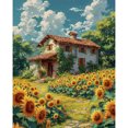 thumbnail image 4 of Kit Punto Cruz Con Casa Hilo Algodón Ecológico Bordado 11CT 45x55cm, 4 of 8