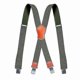 thumbnail image 5 of Adjustable X-Back Straps with Metal Clips, Unisex Design, Black, Single Pack, 5 of 5